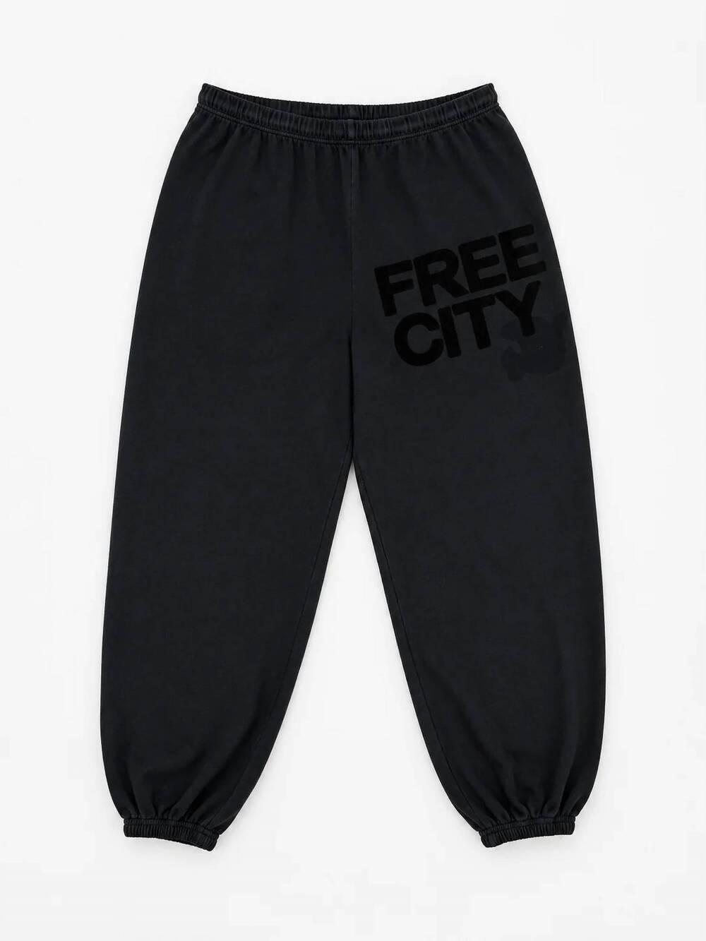 NEW FREECITY women's large sweatpant in volcano